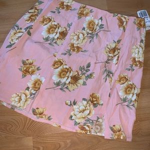 Floral spring skirt